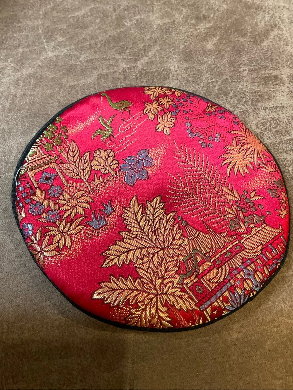 Oriental Red Silk Jewelry Pouches